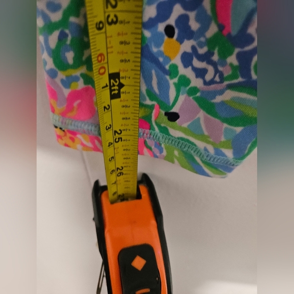 Lilly Pulitzer High-Rise Leggings Amalfi Blue Alligator Isle - Picture 6 of 6